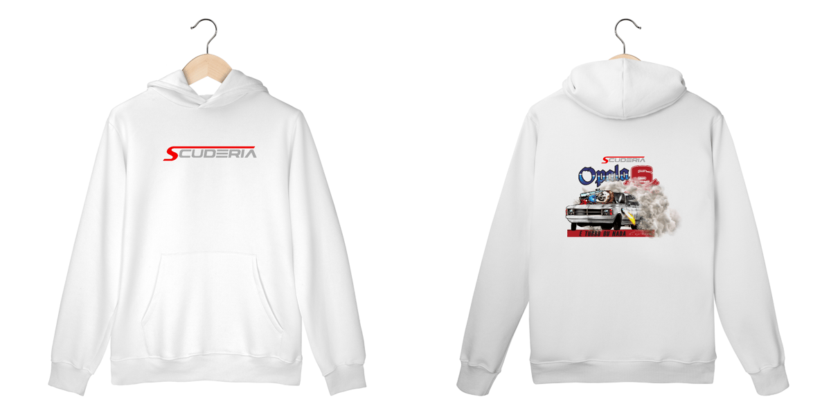 Nome do produto: Moleton Canguru Opala Turbo Scuderia
