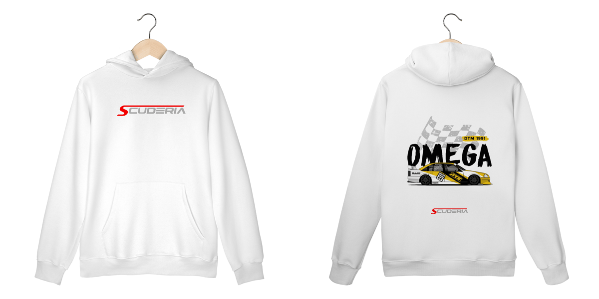 Nome do produto: Moleton Canguru Omega Evo 500 Scuderia