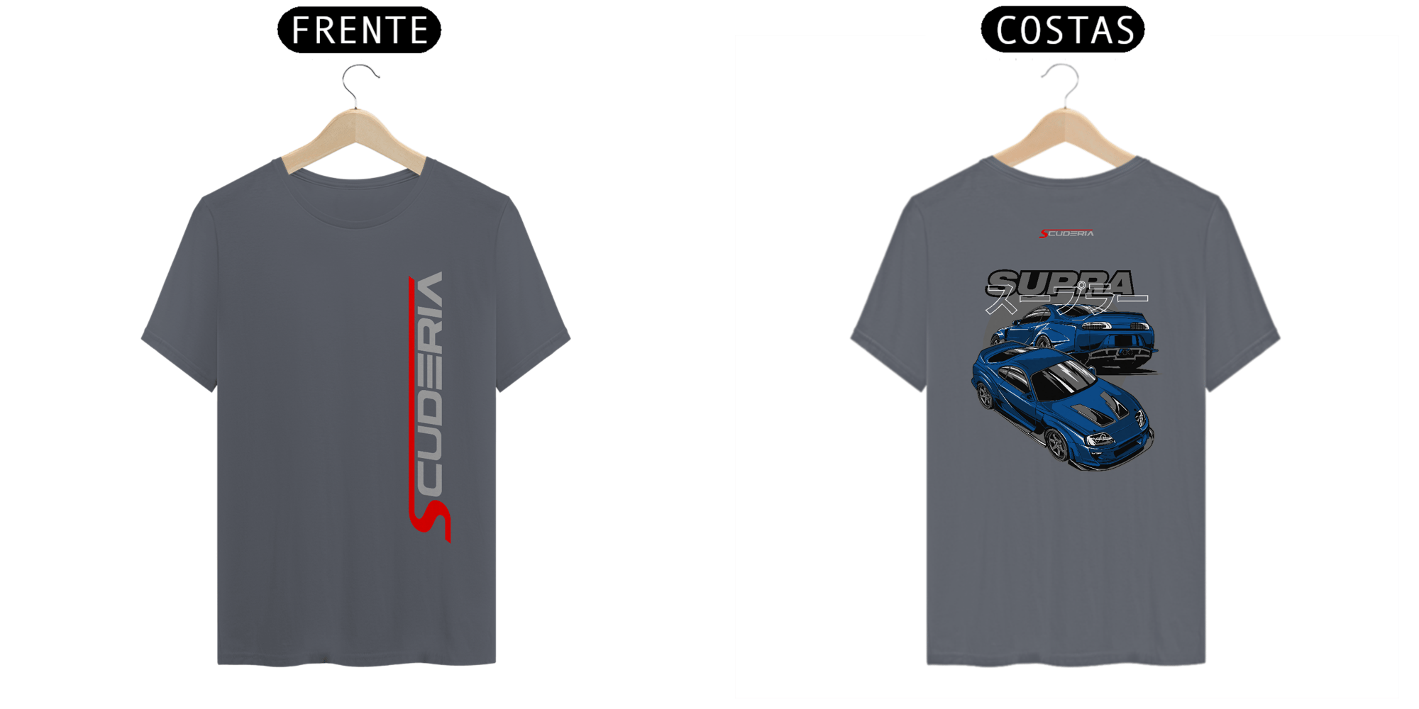 T-Shirt Classic Toyota Supra Azul Scuderia