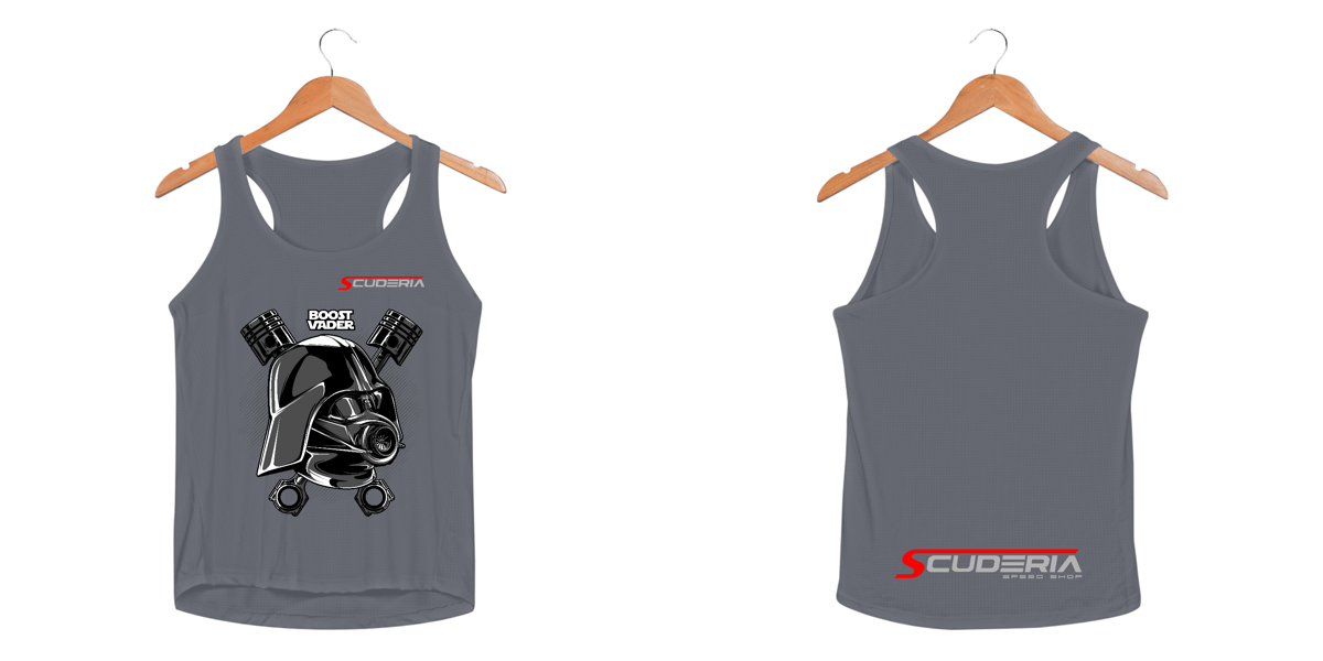 Nome do produto: Regata Feminina Sport Dry UV Boost Vader Scuderia