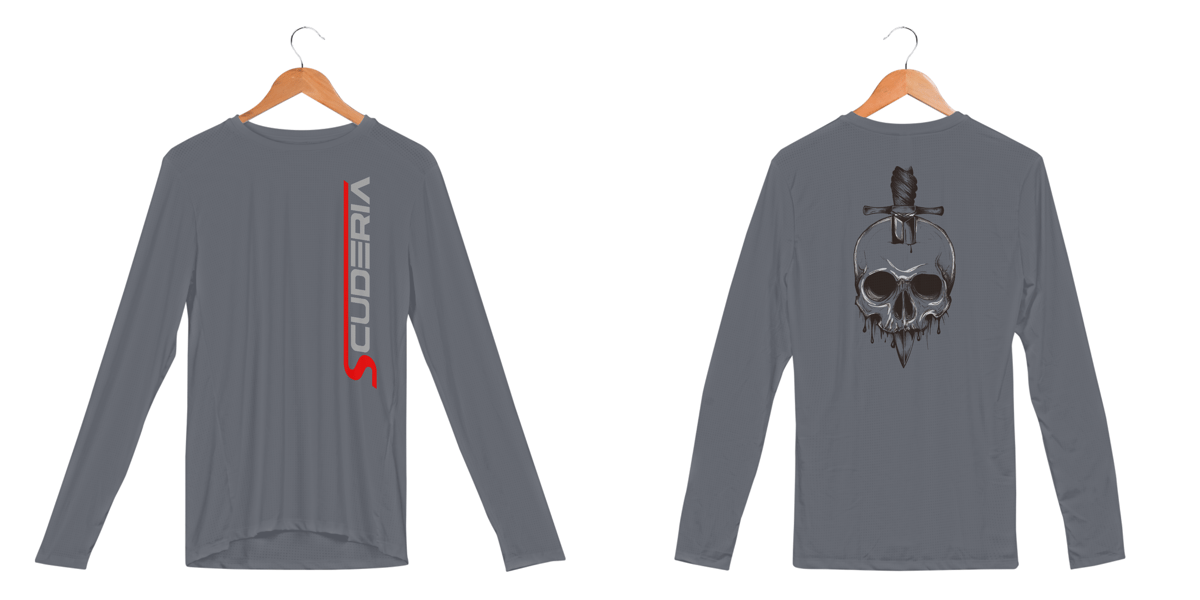 Nome do produto: Manga Longa UV Faca na Caveira Scuderia