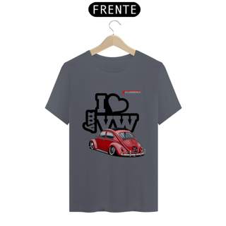 Nome do produto T-Shirt Pima I Love My VW Fusca Vermelho Scuderia