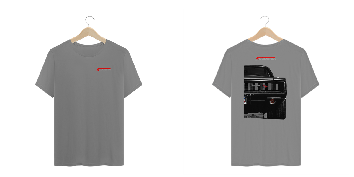 Nome do produto: T-Shirt Plus Size Dodge Charger R/T Scuderia