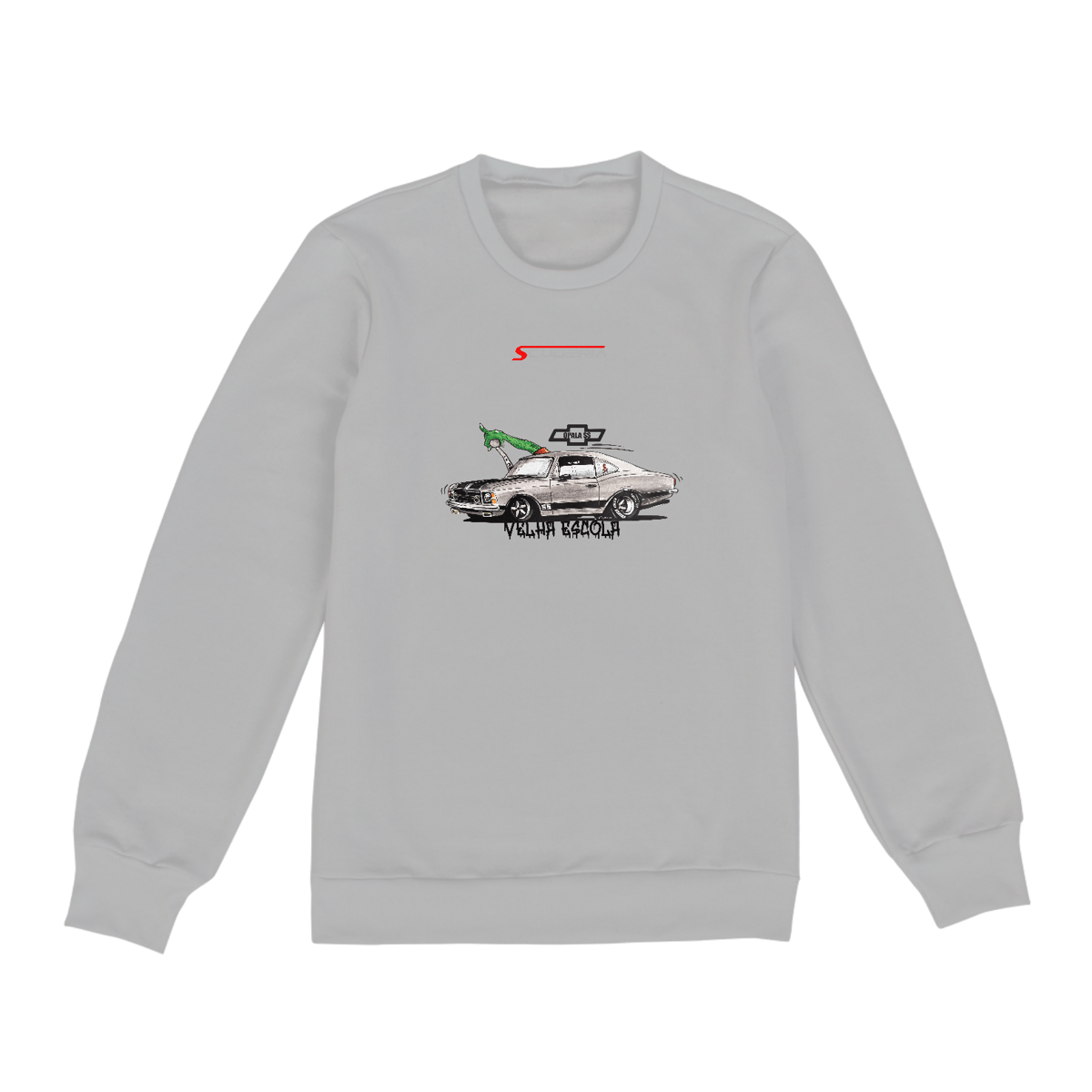 Nome do produto: Moleton Fechado Opala SS Ghost Scuderia