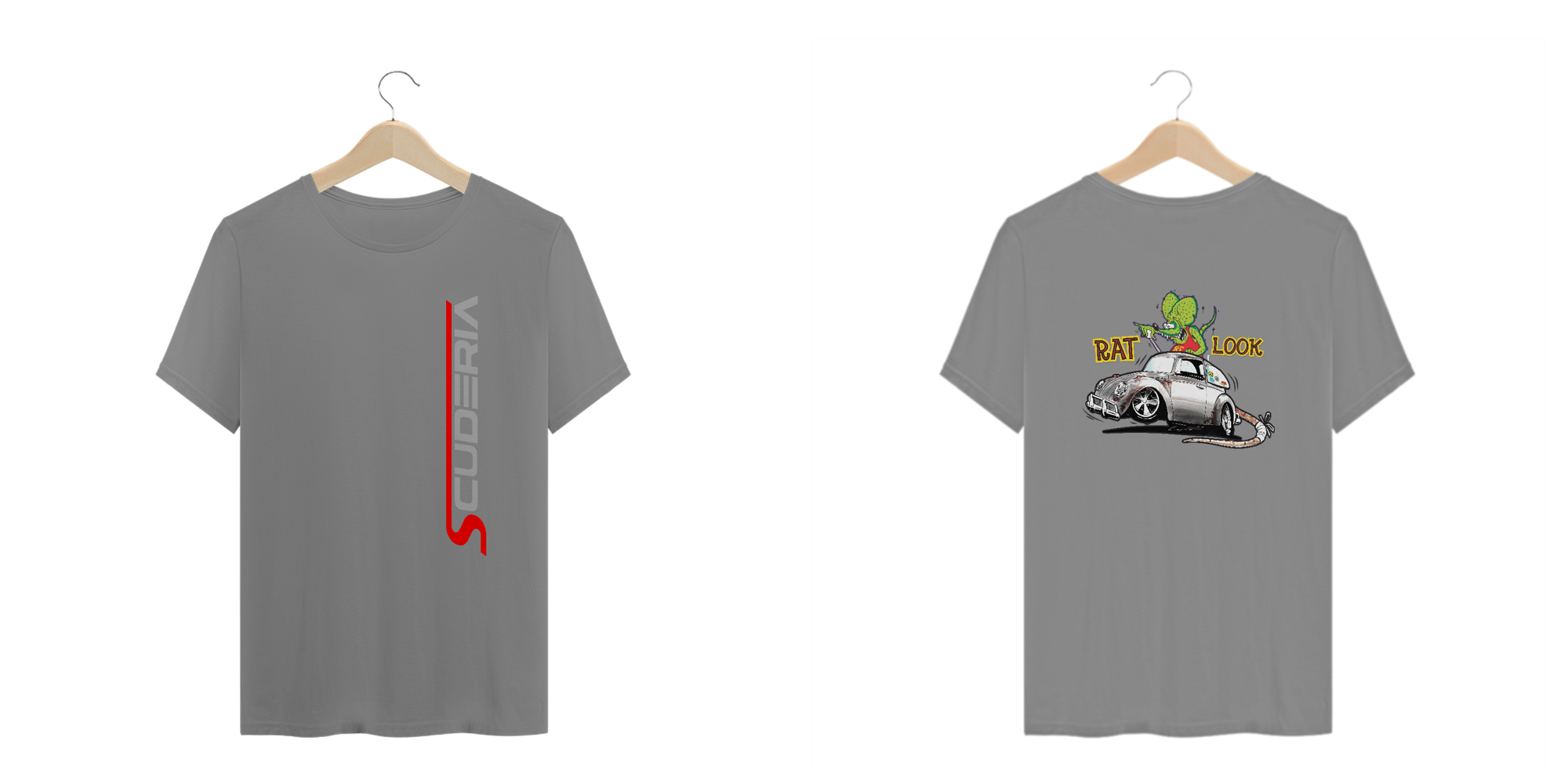 T-Shirt Plus Size Fusca Rat Look Scuderia