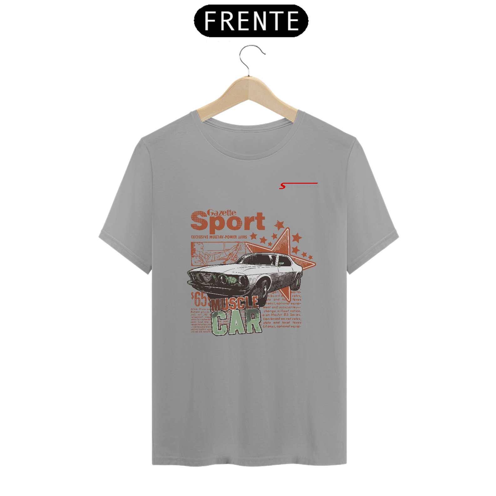 T-Shirt Quality Gazette Sport Muscle Car Scuderia