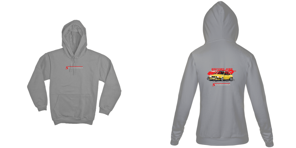 Nome do produto: Moleton Canguru Coleção Anos 80 Escort XR3 Mk3 Scuderia