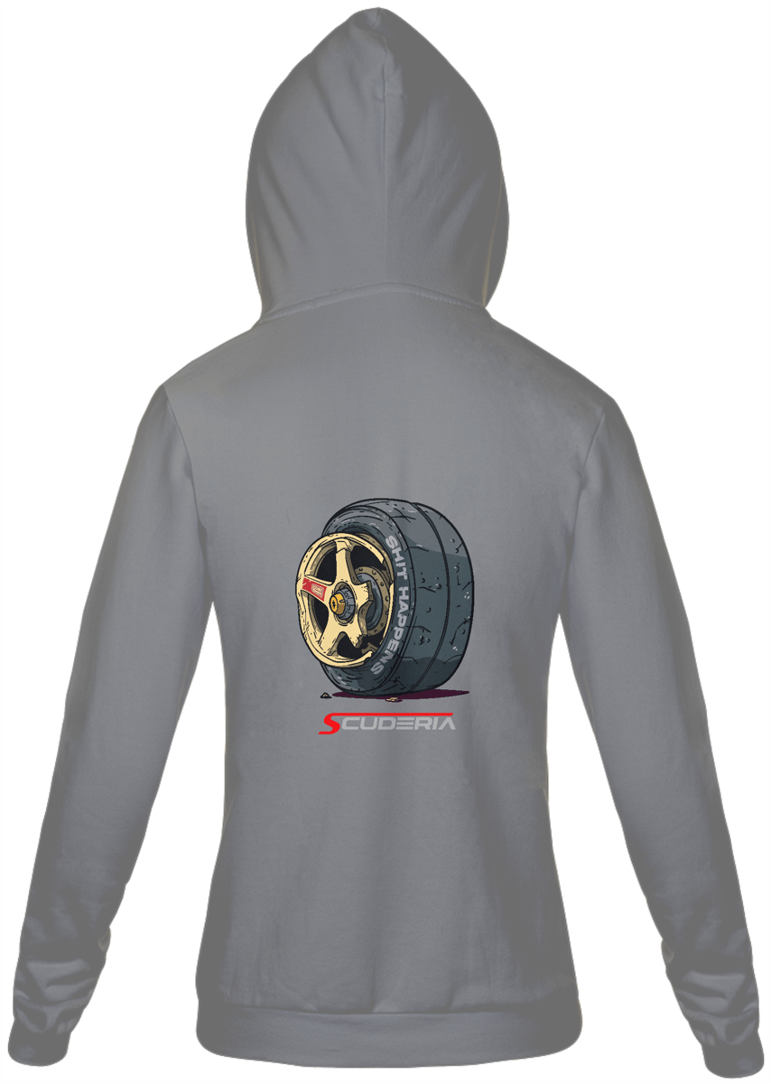Nome do produto: Moleton com Zíper Shit Happens Scuderia