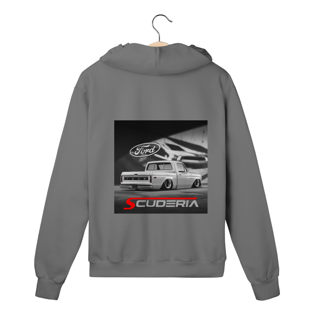 Nome do produto Moleton com Zíper Ford F100 Scuderia