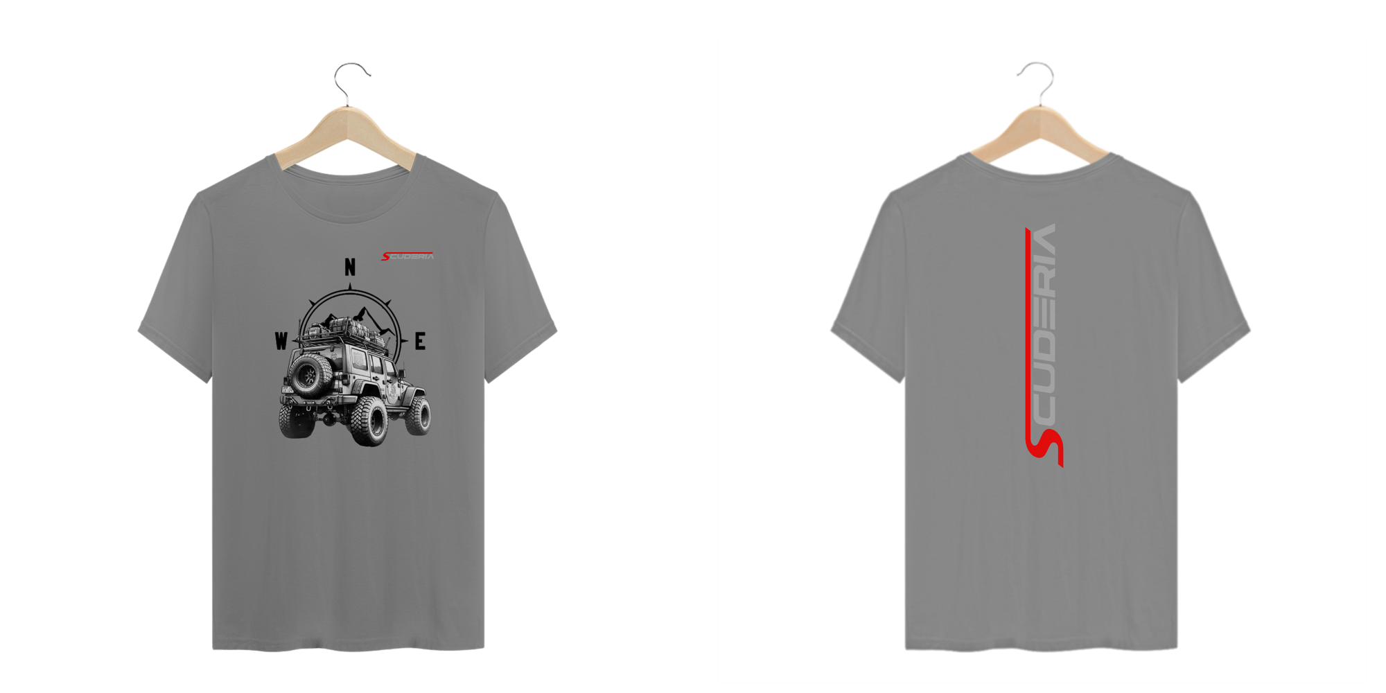 T-Shirt Plus Size Jeep Wrangler Off Road Scuderia