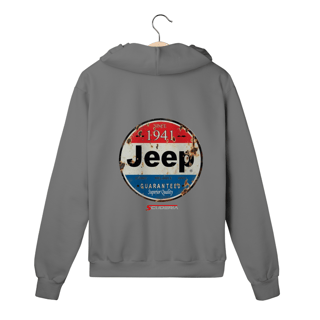 Nome do produto Moleton com Zíper Placa Jeep Vintage Scuderia