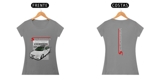 Nome do produto Baby Long Quality Coleção Anos 90 Corsa GSI Branco Scuderia