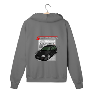 Nome do produto Moleton com Zíper Coleção Anos 90 Corsa GSI Preto Scuderia