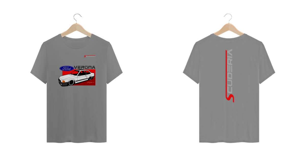 Nome do produto: T-Shirt Plus Size Ford Verona Branco Scuderia