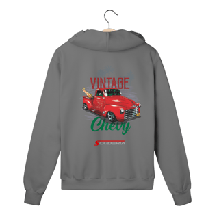 Nome do produto Moleton com Zíper Vintage Chevy Scuderia