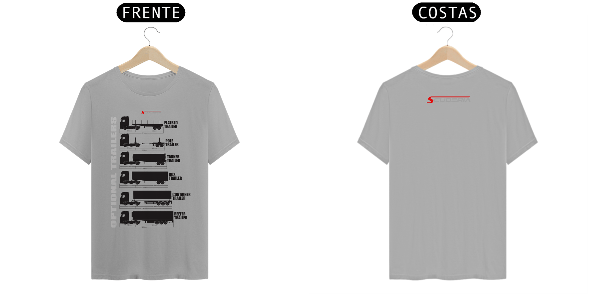 T-Shirt Classic Optional Trailers Scuderia