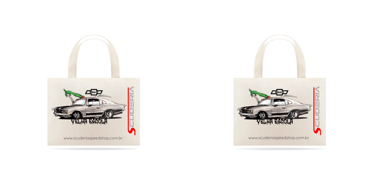 Nome do produto: Ecobag Opala SS Ghost Scuderia