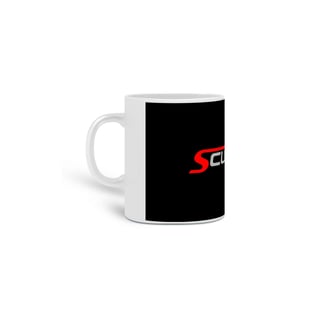 Nome do produto Caneca Porcelana Logo Scuderia (fundo preto) 