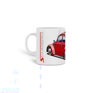 Nome do produto Caneca Porcelana Fusca Vermelho Scuderia