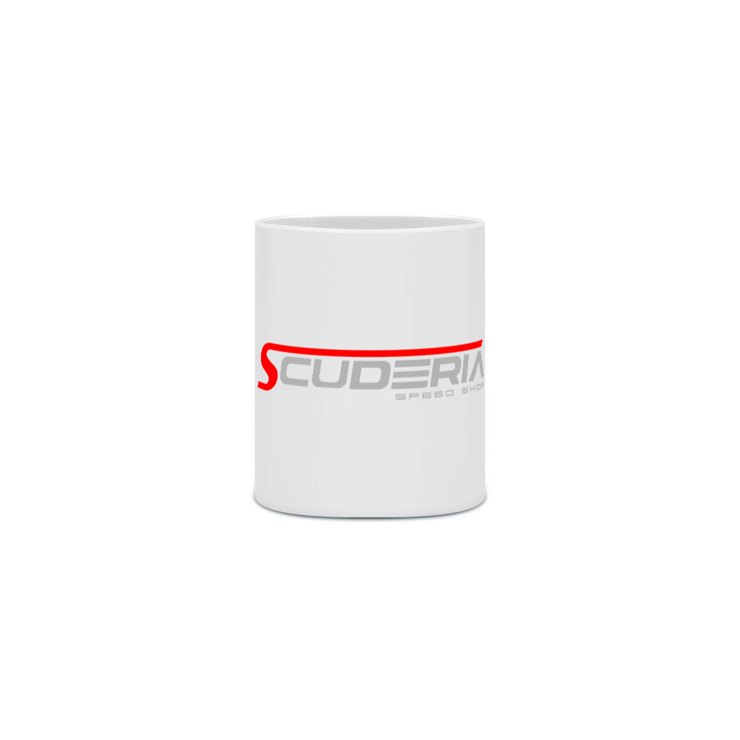 Nome do produto: Caneca Porcelana Logo Scuderia