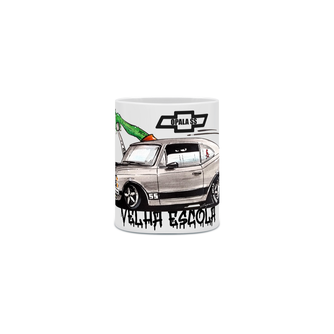 Nome do produto: Caneca Porcelana Opala SS Ghost Scuderia 