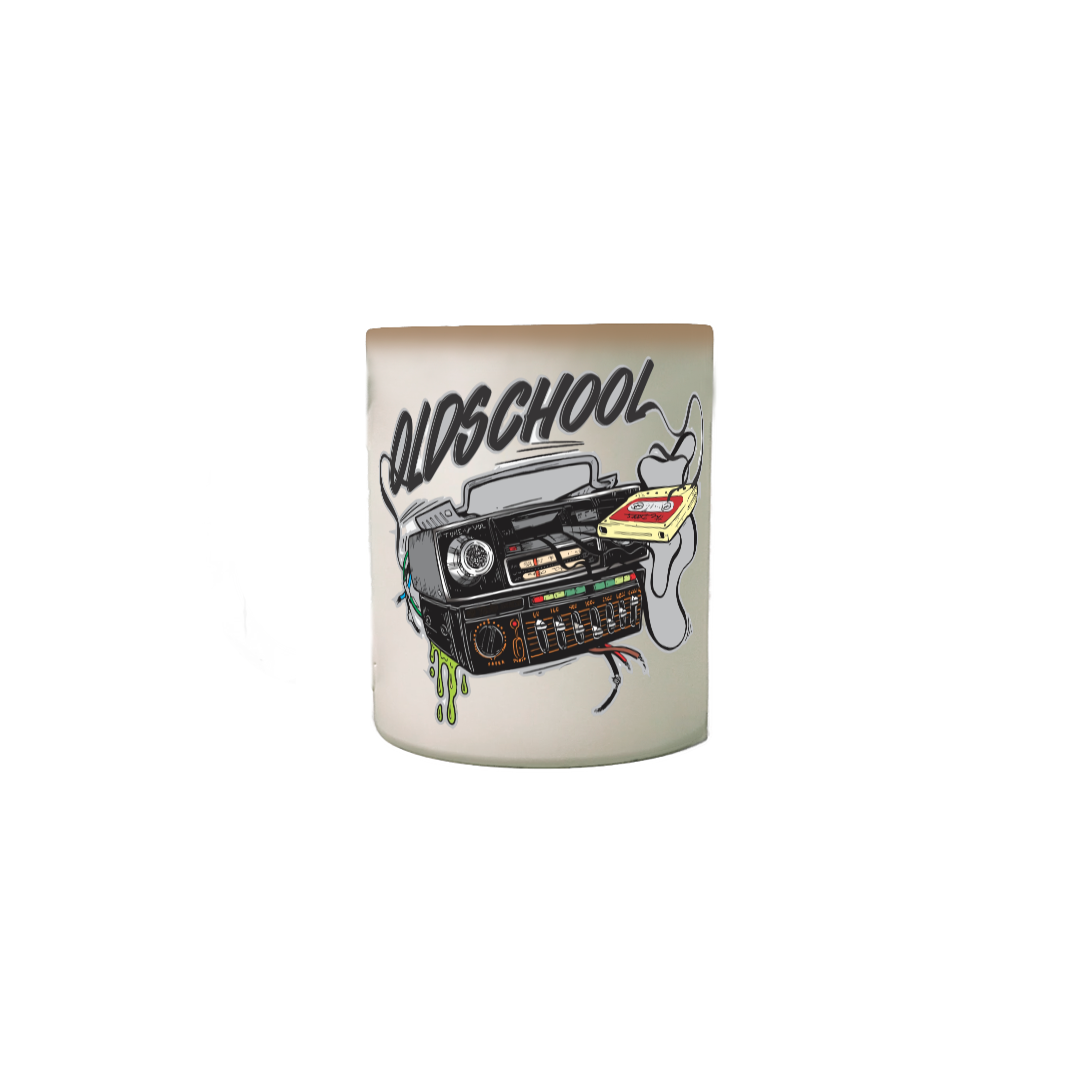 Nome do produto: Caneca Mágica Conjunto Old School (Toca Fitas TKR + Tojo) Scuderia
