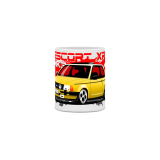 Caneca Porcelana Coleção Anos 80 Escort XR3 MK3 Scuderia