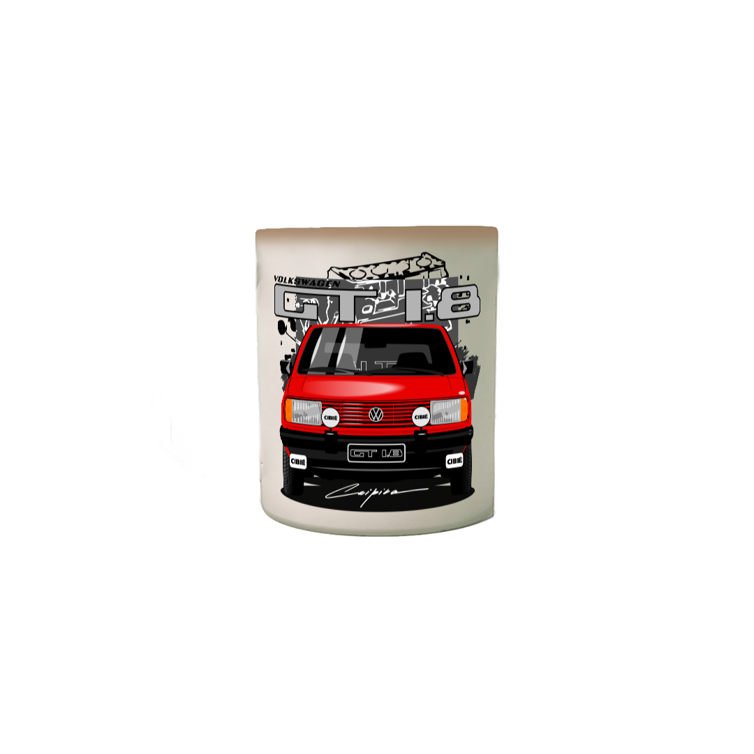 Nome do produto: Caneca Mágica Coleção Anos 80 Gol GT 1.8 Scuderia