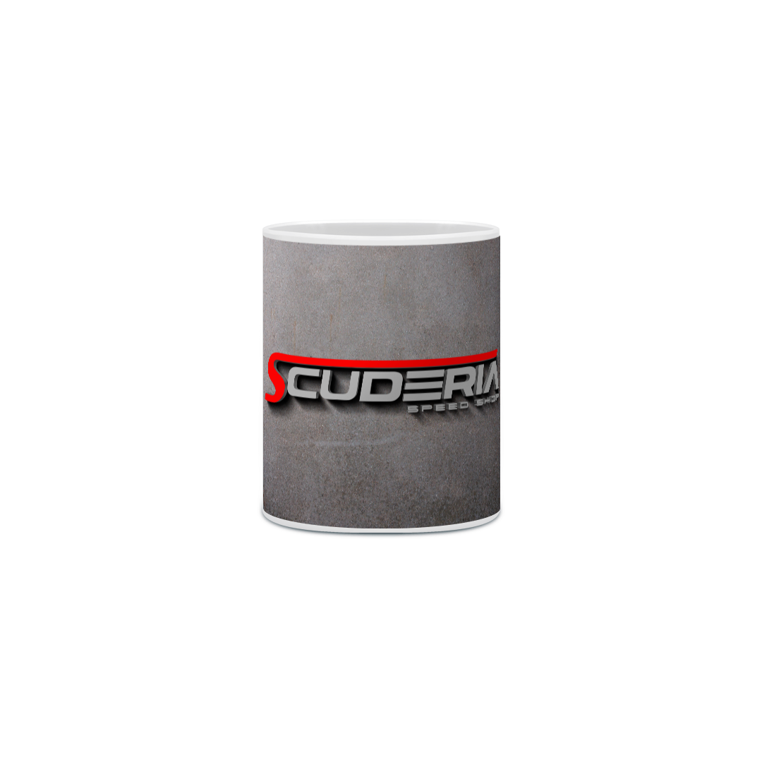 Nome do produto: Caneca Porcelana Logo 3D Scuderia