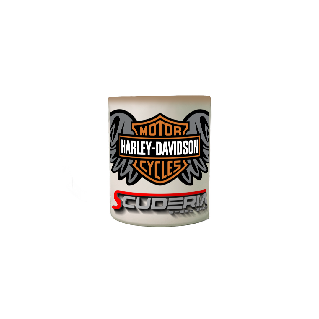 Nome do produto: Caneca Mágica Harley Davidson Motor Cycles Scuderia