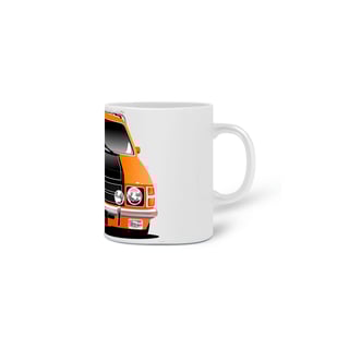 Nome do produto Caneca Porcelana Coleção Anos 70 Caravan SS 78 Laranja Scuderia