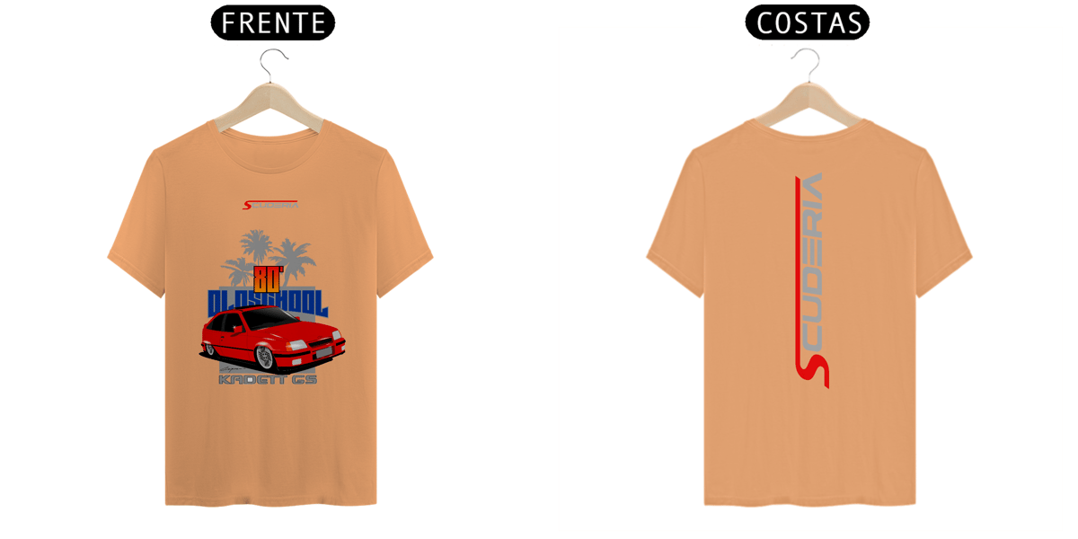 Nome do produto: T-Shirt Estonada Coleção Anos 80 kadett GS Scuderia
