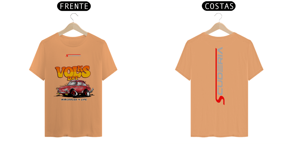 Nome do produto: T-Shirt Estonada Coleção Volks Day TL Scuderia
