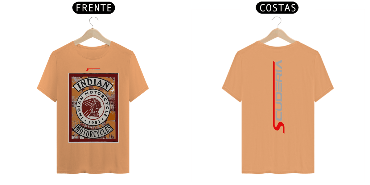 Nome do produto: T-Shirt Estonada Indian Motorcycles Scuderia