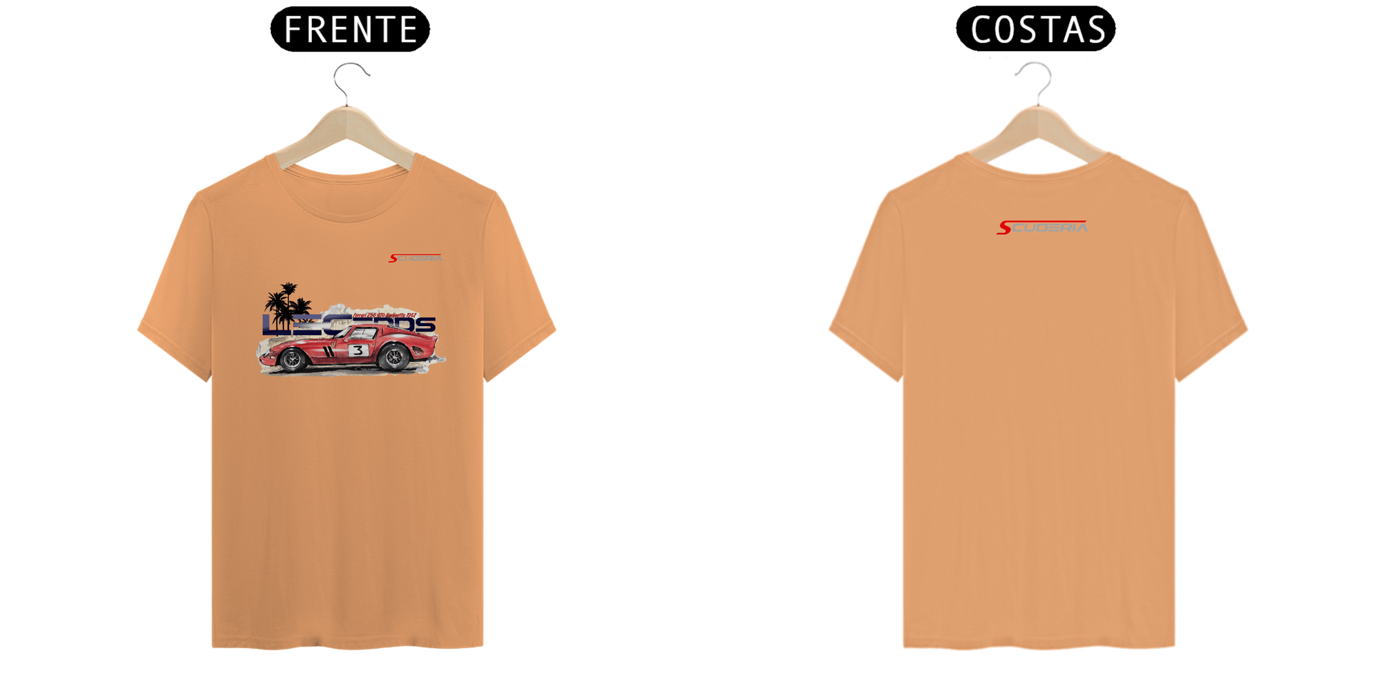 T-Shirt Estonada Ferrari 250 GTO Berlinetta Scuderia