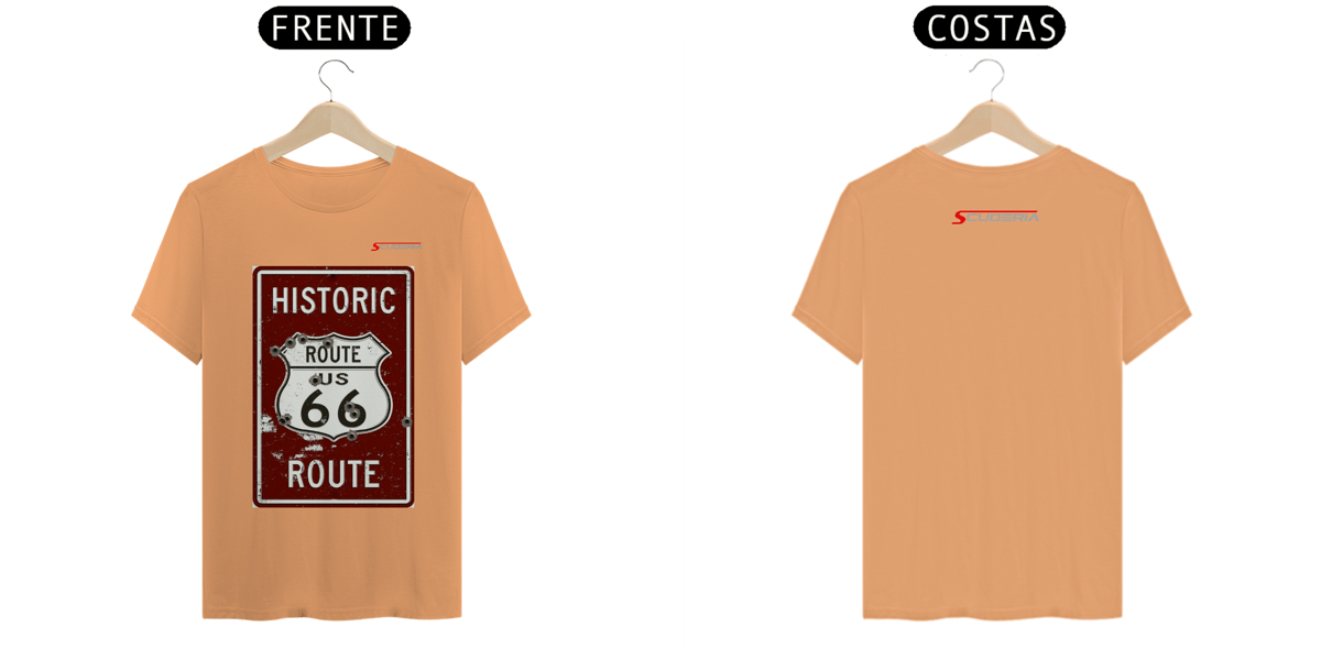 Nome do produto: T-Shirt Estonada Historic Route 66 Scuderia