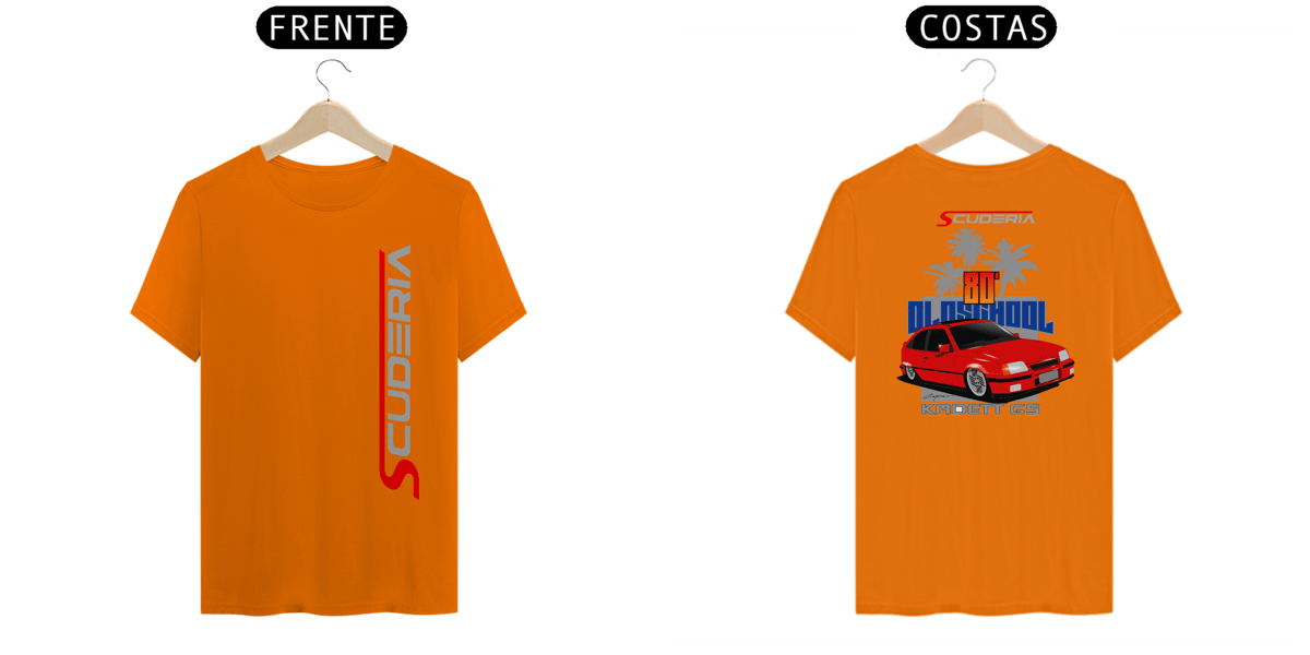 Nome do produto: T-Shirt Classic Coleção Anos 80 kadett GS Scuderia