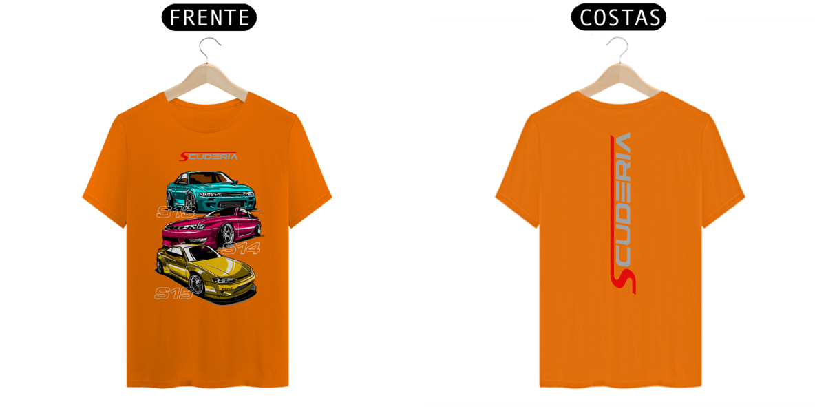 Nome do produto: T-Shirt Quality Coleção Nissan Silvia JDM Scuderia