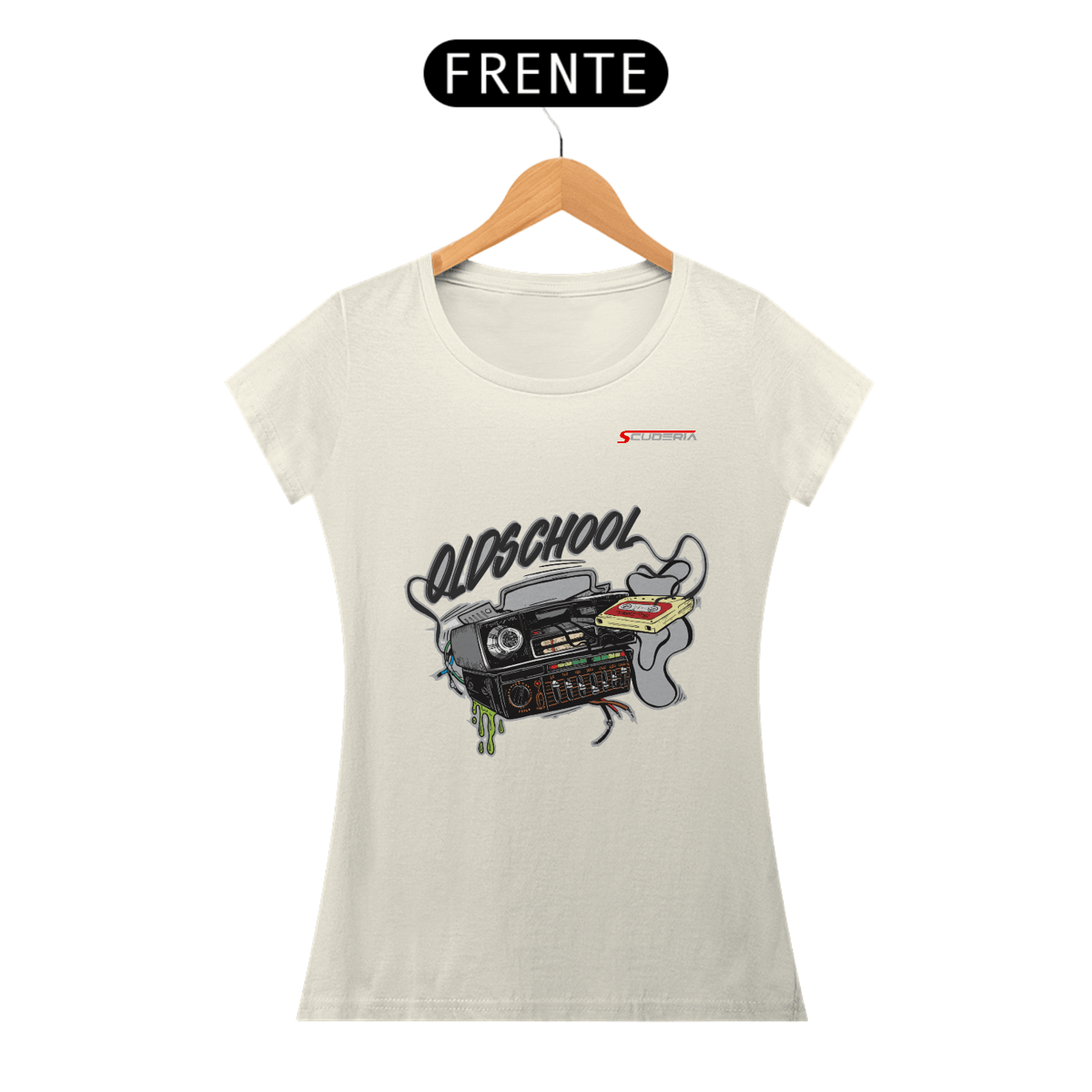 Nome do produto: Baby Long Pima Conjunto Old School (Toca Fitas TKR + Tojo) Scuderia