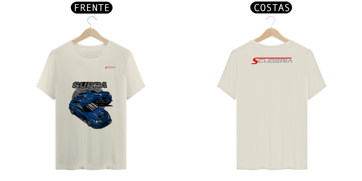 Nome do produto: T-Shirt Pima Toyota Supra Azul Scuderia