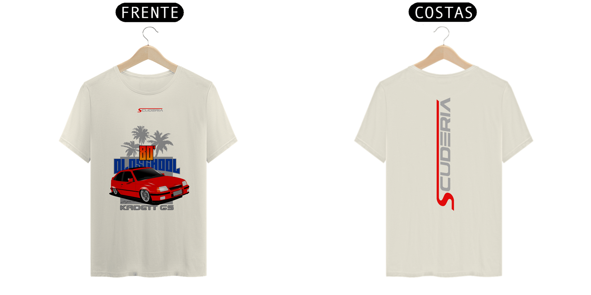 T-Shirt Pima Coleção Anos 80 kadett GS Scuderia