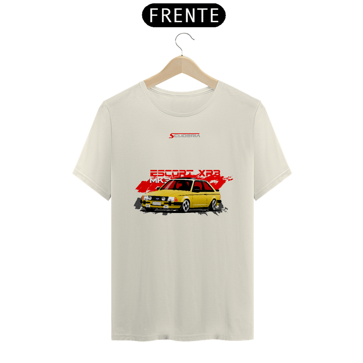Nome do produto: T-Shirt Pima Coleção Anos 80 Escort XR3 Mk3 Scuderia