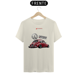 T-Shirt Pima Coleção Air Cooled Fusca Vermelho Scuderia