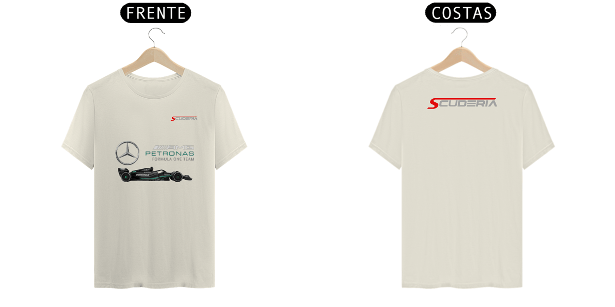 Nome do produto: T-Shirt Pima Mercedes AMG Petronas F1 Scuderia