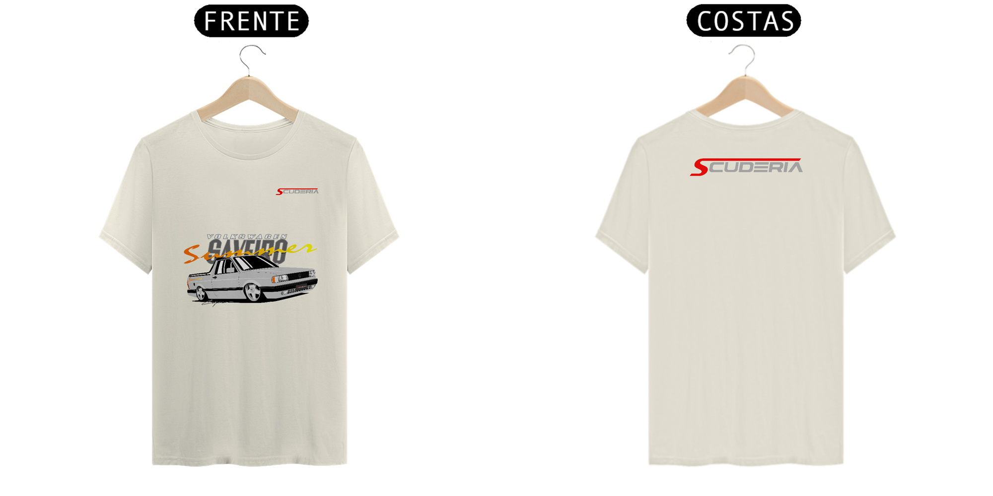 T-Shirt Pima Coleção Anos 90 Saveiro Summer Prata Scuderia