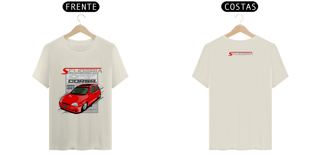 T-Shirt Pima Coleção Anos 90 Corsa GSI Vermelho Scuderia