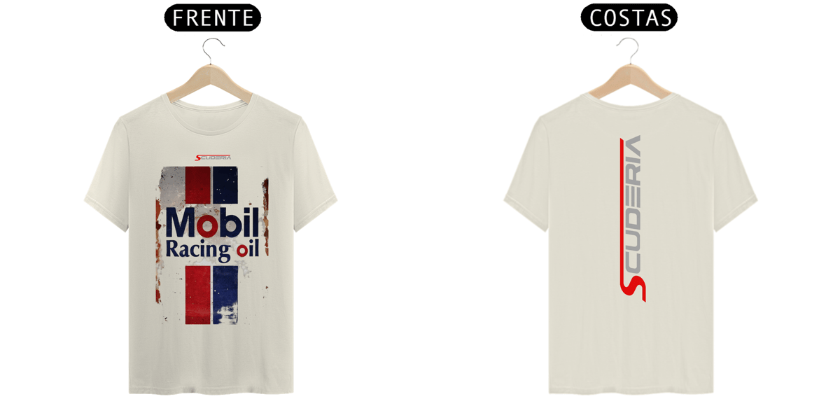 Nome do produto: T-Shirt Pima Mobil Racing Oil Scuderia