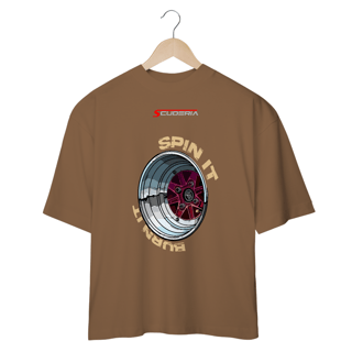 Nome do produto Camiseta Oversized Spin It Burn It Scuderia
