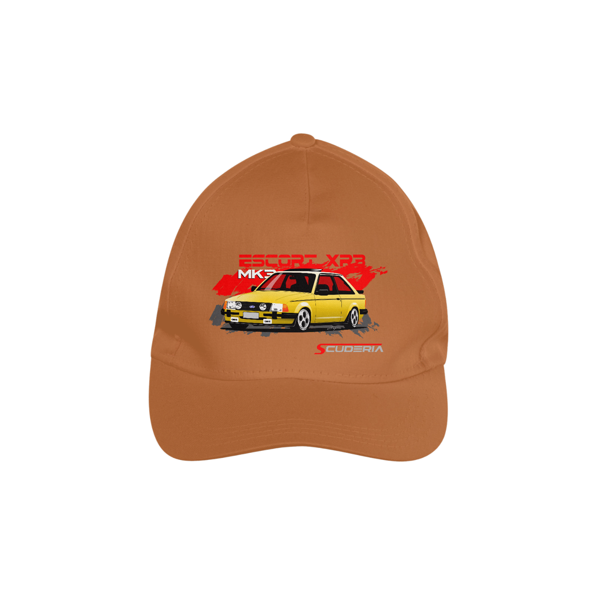 Nome do produto: Boné Prime Confort Coleção Anos 80 Escort XR3 Mk3 Scuderia