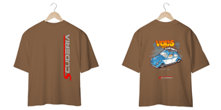 Nome do produto Camiseta Oversized Coleção Volks Day Fusca Azul Scuderia